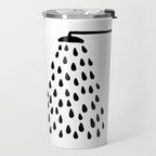 Shower drops with feucet on the right side Travel Mug Gallery Image 2