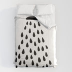Shower drops with feucet on the right side Comforter Gallery Image 6