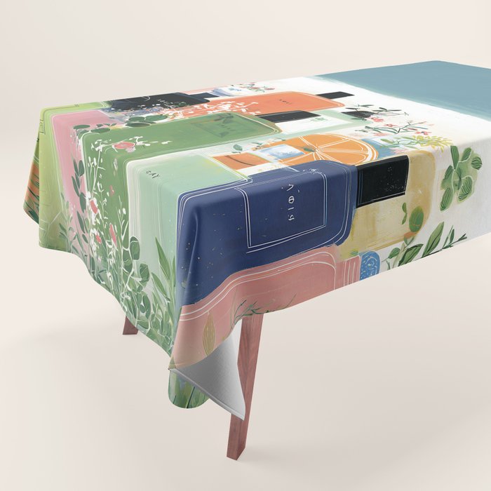 Botanical Citrus Perfume Collection Tablecloth Gallery Image 1