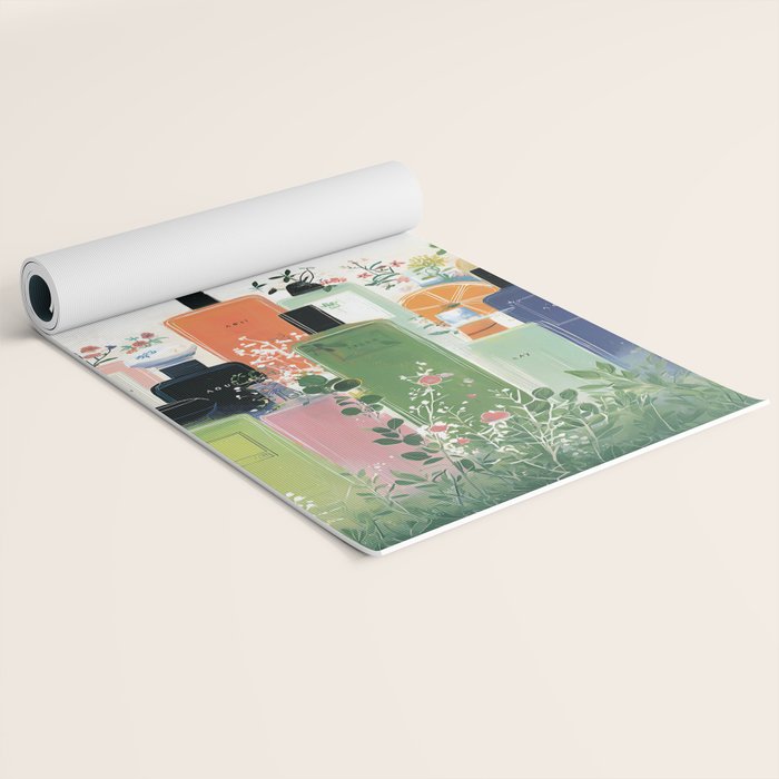 Botanical Citrus Perfume Collection Yoga Mat Gallery Image 2