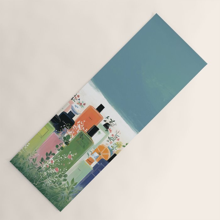Botanical Citrus Perfume Collection Yoga Mat Gallery Image 1