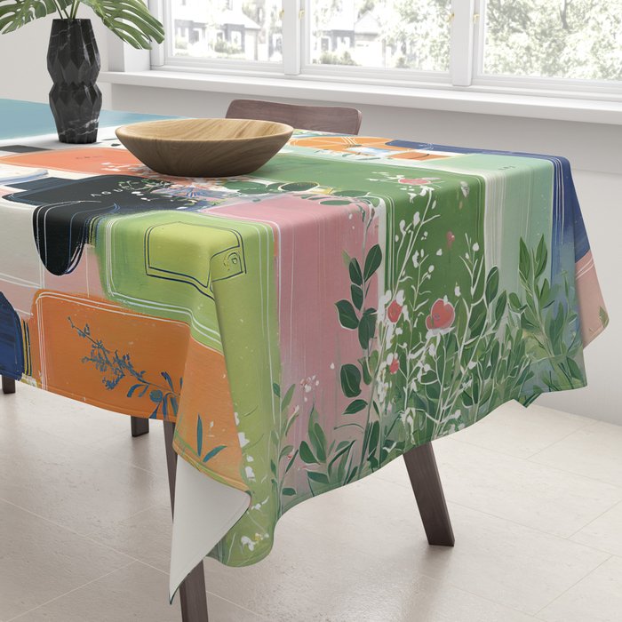 Botanical Citrus Perfume Collection Tablecloth Gallery Image 3
