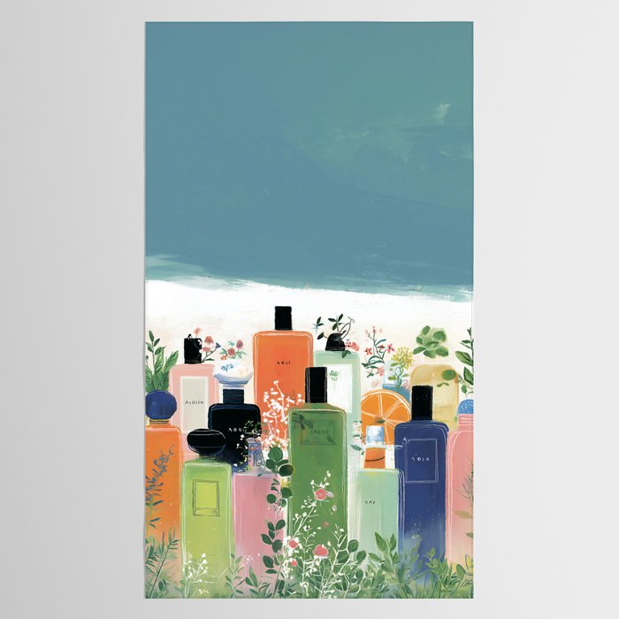Botanical Citrus Perfume Collection Tablecloth Gallery Image 2