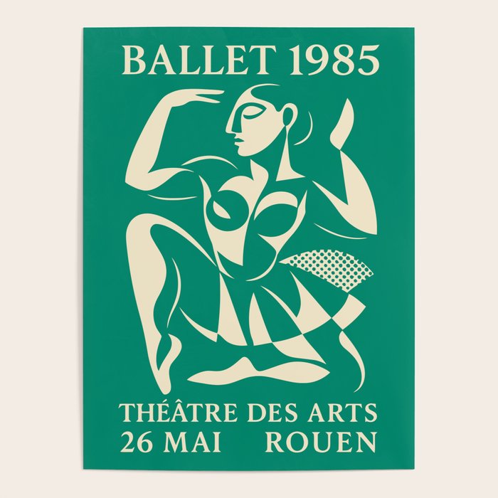French 1985 Ballet Poster Gallery Image 1