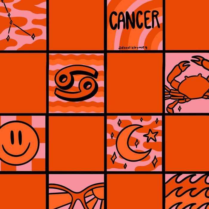 Cancer Checkered Print Coffee Mug Gallery Image 2