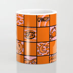 Cancer Checkered Print Coffee Mug Gallery Image 4
