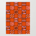 Cancer Checkered Print Poster Gallery Image 4