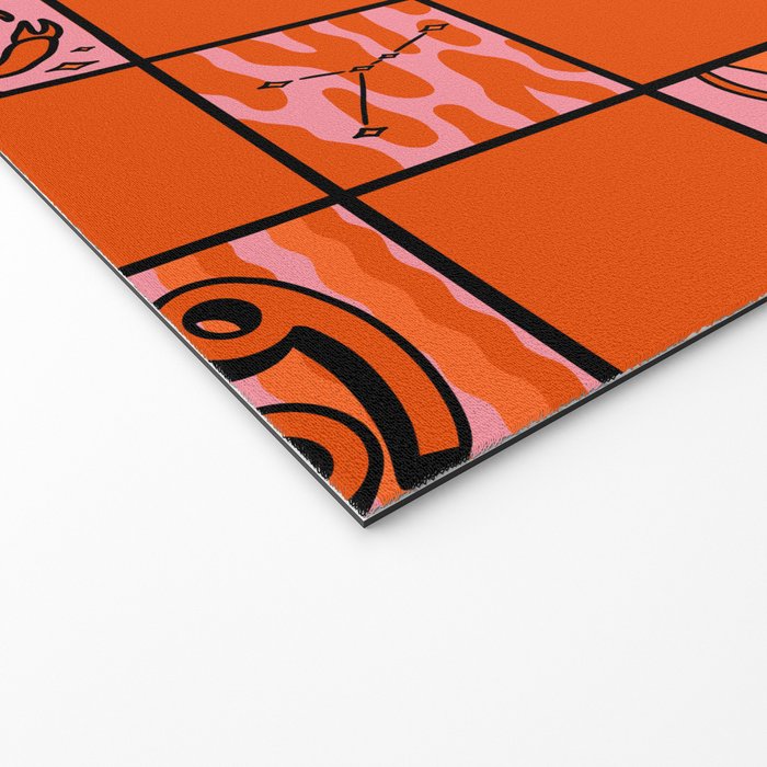 Cancer Checkered Print Welcome Mat Gallery Image 2