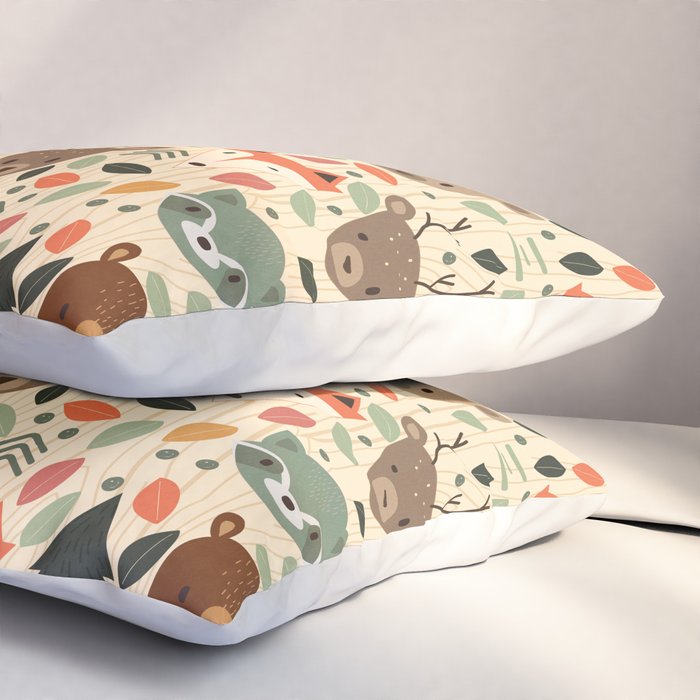 Woodland Creatures Pillow Sham Gallery Image 3