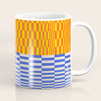 Retro Checkerboard Collage 03 Coffee Mug Gallery Image 1