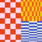 Retro Checkerboard Collage 03 Coffee Mug Gallery Image 2