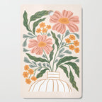 Mila I - boho nature inspired illustration Cutting Board Gallery Image 1