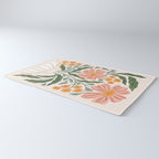 Mila I - boho nature inspired illustration Rug Gallery Image 3