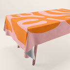 Tangerine & Sundown: Matisse Paper Cutouts 12 Tablecloth Gallery Image 1