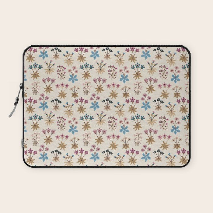 Winter Botanica - Tapestry In Cream Laptop Sleeve Gallery Image 1