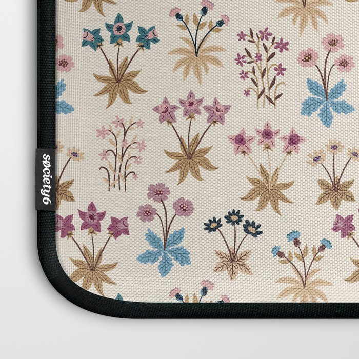 Winter Botanica - Tapestry In Cream Laptop Sleeve Gallery Image 3