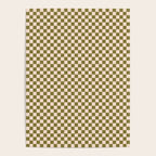 Check VI - Green â Checkerboard Print Poster Gallery Image 4