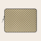 Check VI - Green â Checkerboard Print Laptop Sleeve Gallery Image 1