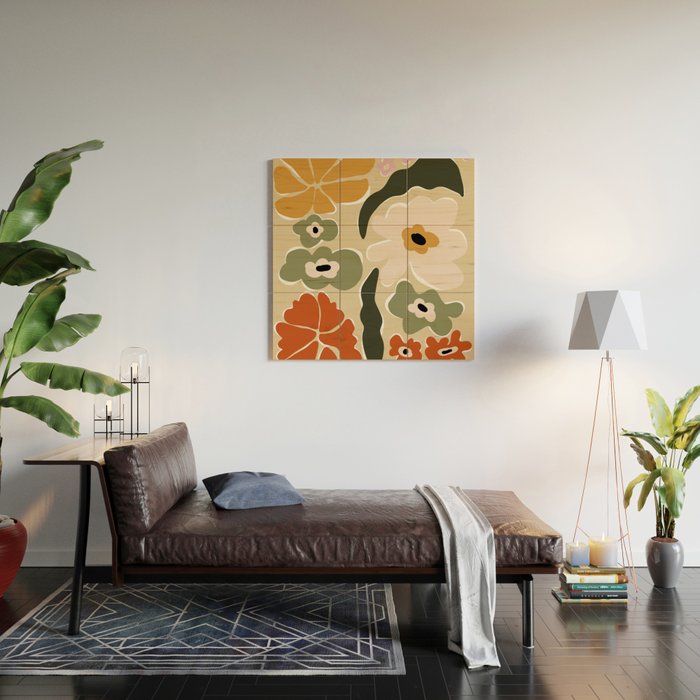Mid-century flow Wood Wall Art Gallery Image 2