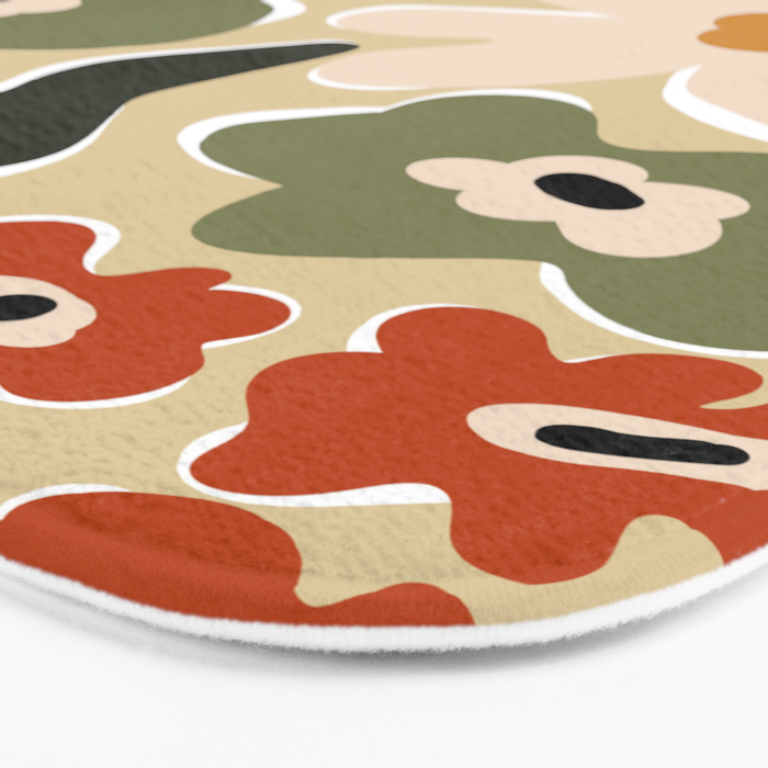 Mid-century flow Bath Mat Gallery Image 3