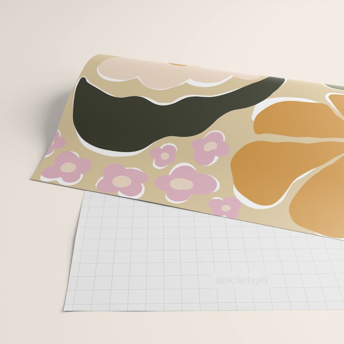 Mid-century flow Wrapping Paper Gallery Image 2