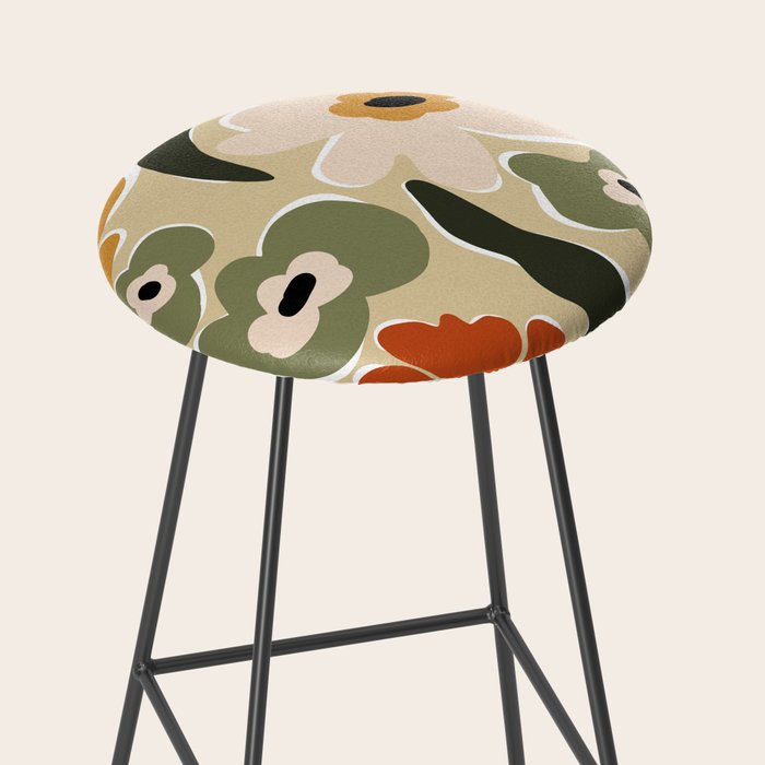 Mid-century flow Stool Gallery Image 2