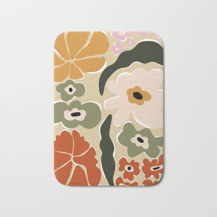 Mid-century flow Bath Mat Gallery Image 1