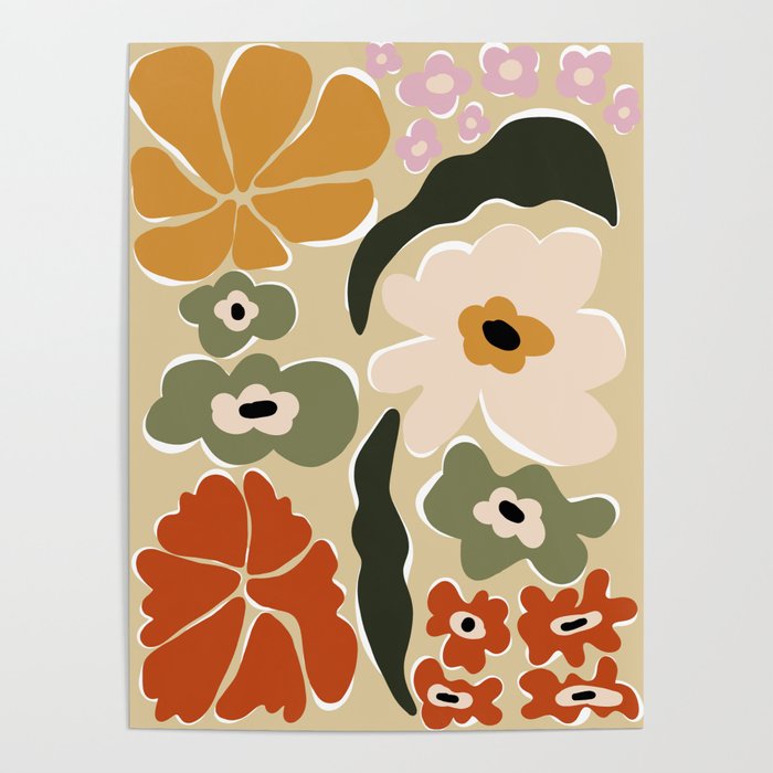 Mid-Century Flow Poster