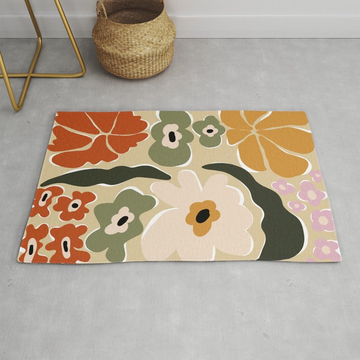 Mid-century flow Rug Gallery Image 1