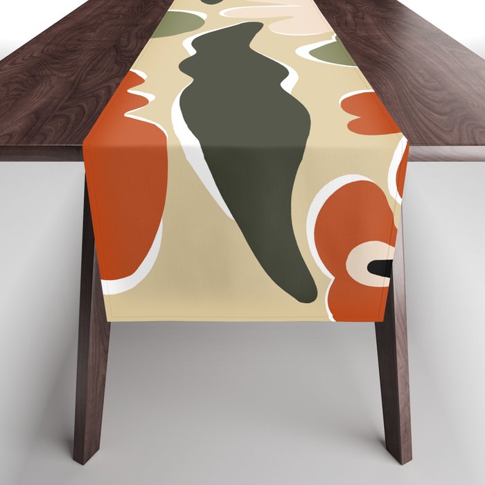 Mid-century flow Table Runner Gallery Image 1
