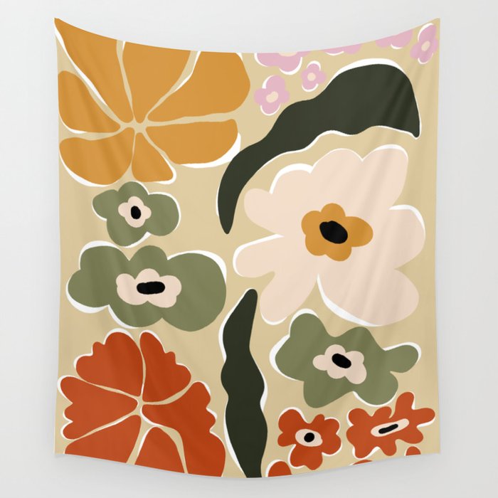 Mid-century flow Wall Tapestry Gallery Image 1