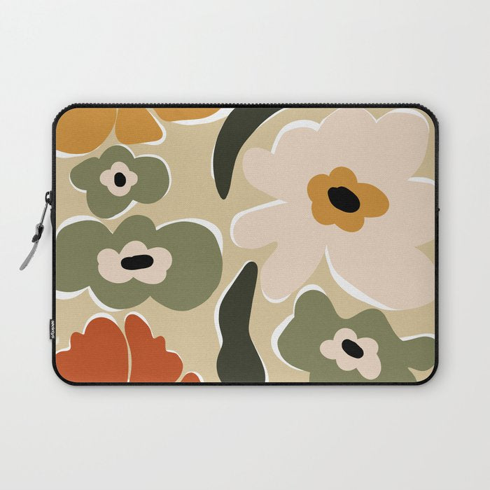 Mid-century flow Laptop Sleeve Gallery Image 1