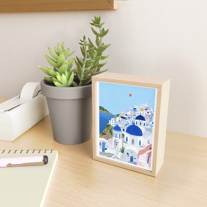 Santorini Mini Art Print Gallery Image 2