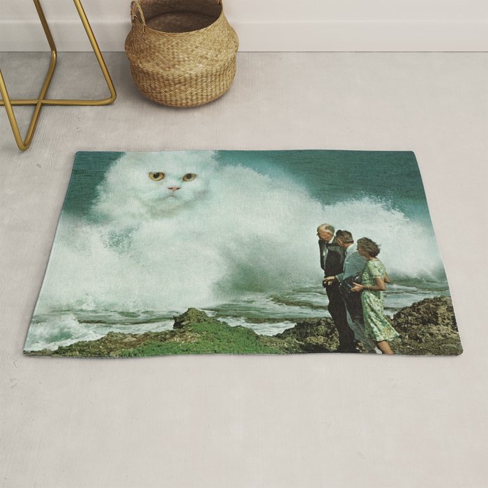 Purr-fect Cat Wave Rug Gallery Image 1