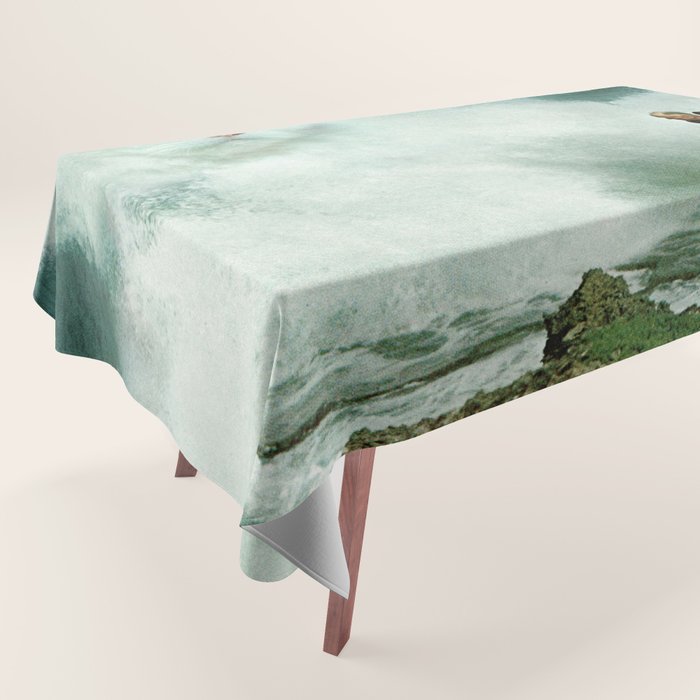 Purr-fect Cat Wave Tablecloth Gallery Image 1