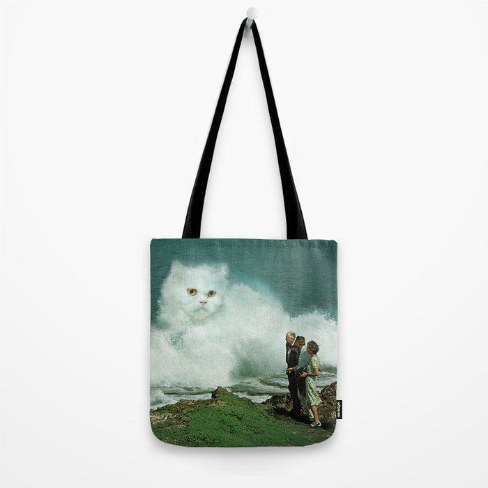 Purr-fect Cat Wave Tote Bag Gallery Image 2