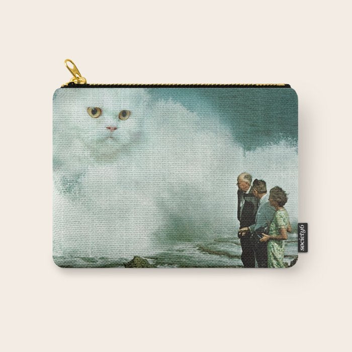 Purr-fect Cat Wave Carry All Pouch Gallery Image 1