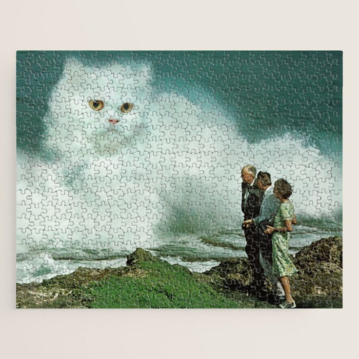 Purr-fect Cat Wave Jigsaw Puzzle Gallery Image 1
