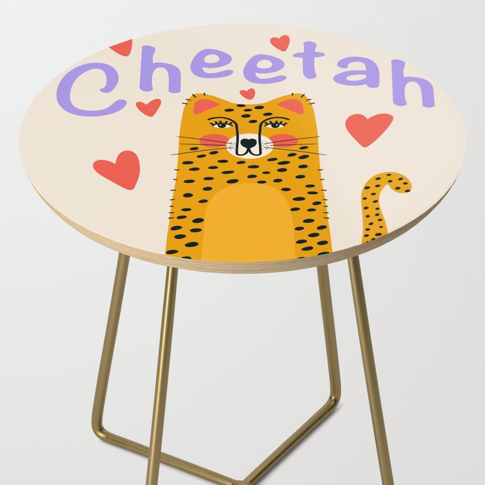 Cheetah Love Side Table Gallery Image 2