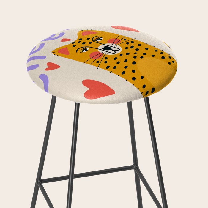 Cheetah Love Stool Gallery Image 2