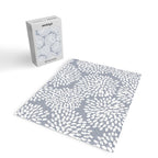 Grey and White Abstract Firework Flowers Jigsaw Puzzle Gallery Image 2