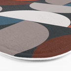 Mid Century Modern Geometric 24 Bath Mat Gallery Image 3