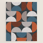 Mid Century Modern Geometric 24 Jigsaw Puzzle Gallery Image 1