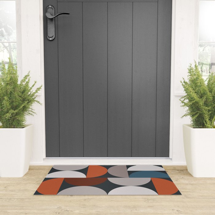 Mid Century Modern Geometric 24 Welcome Mat Gallery Image 3