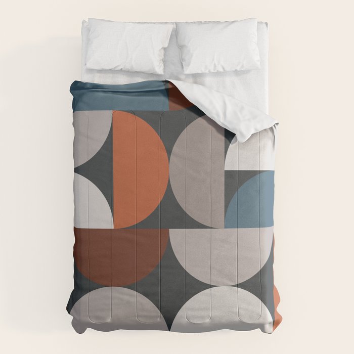 Mid Century Modern Geometric 24 Comforter Gallery Image 1
