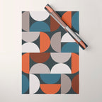 Mid Century Modern Geometric 24 Wrapping Paper Gallery Image 1