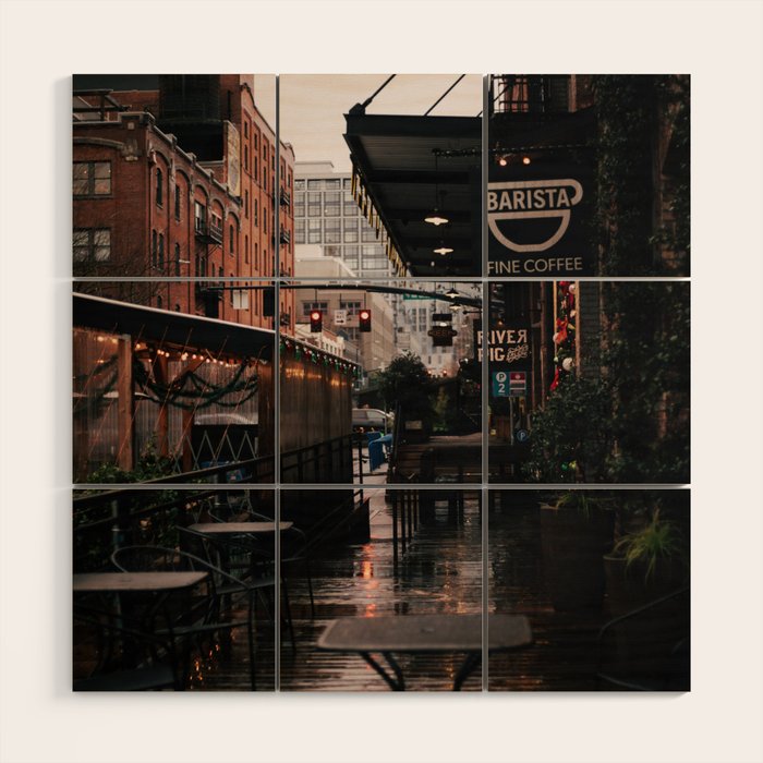 Portland Pearl District Wood Wall Art Gallery Image 1