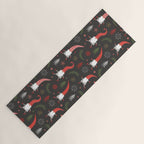 Cute Christmas Elves Yoga Mat Gallery Image 1