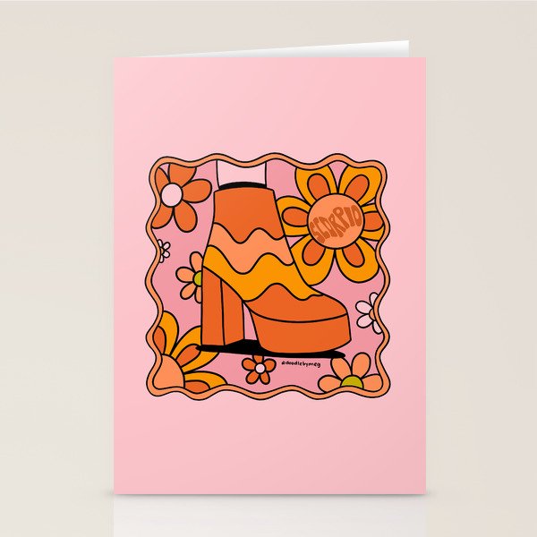 Scorpio Groovy Boot Stationery Card Gallery Image 1