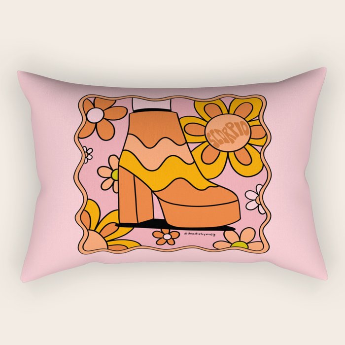 Scorpio Groovy Boot Rectangular Pillow Gallery Image 1